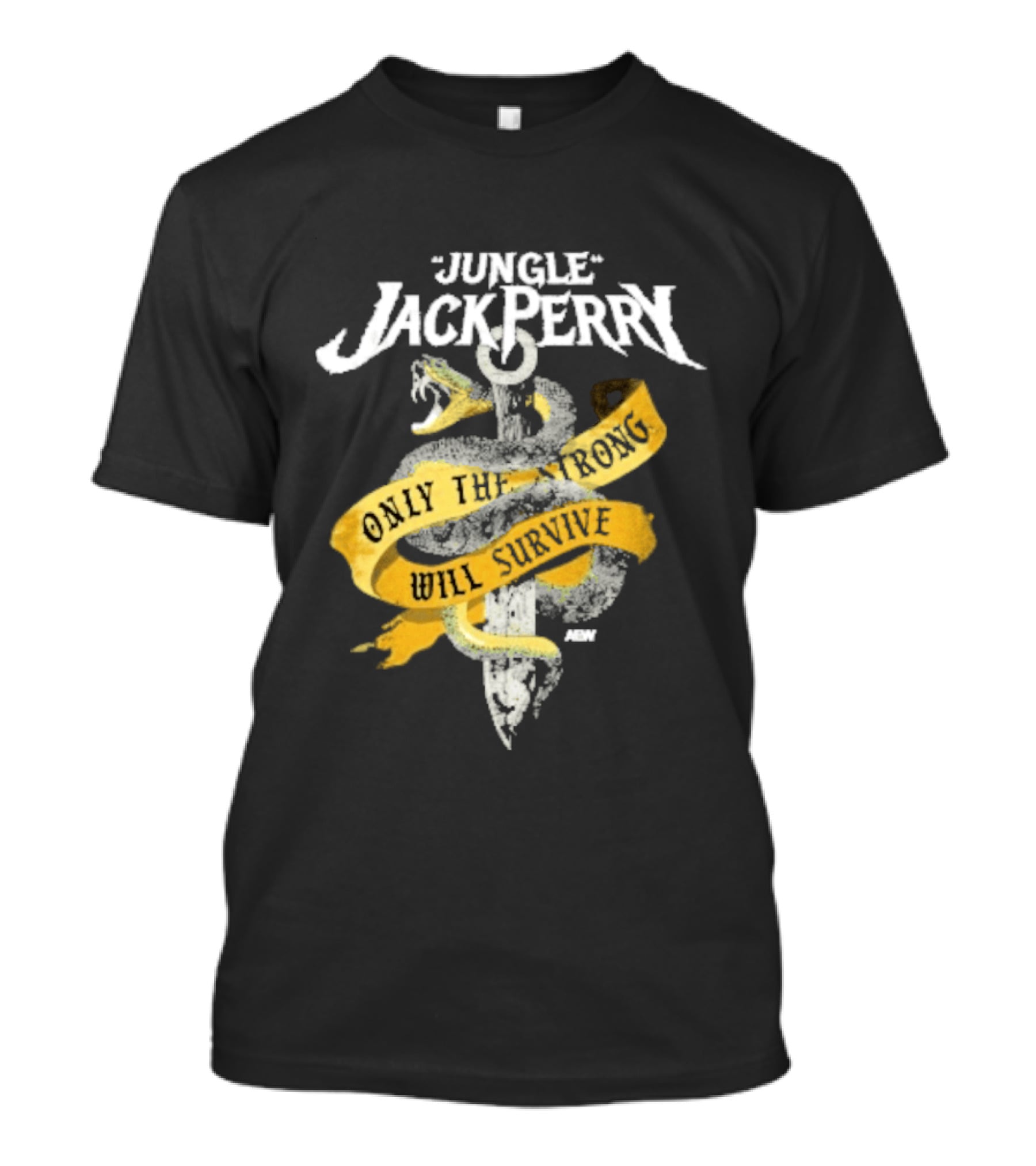 Jungle Jack Perry Only The Strong Will Survive Snake And Sword T-Shirt
