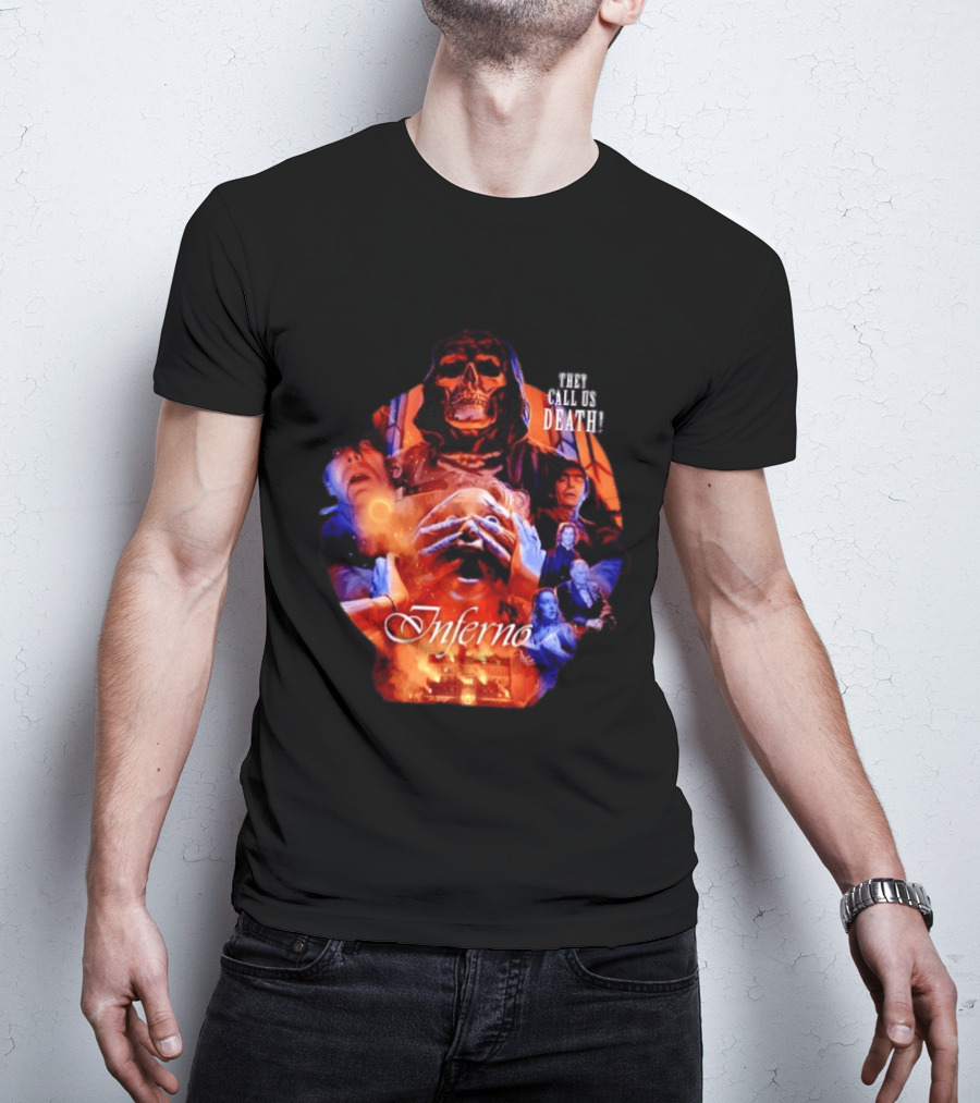 Dario Argento's Inferno They Call Us Death Horror Movie Collage T-Shirt