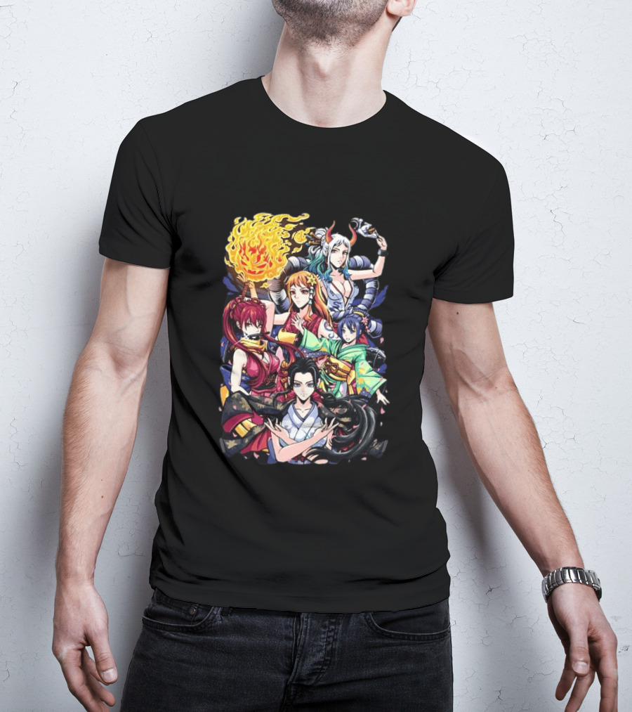 Wano Country Arc One Piece Anime Female Characters Crimson Voyage T-Shirt