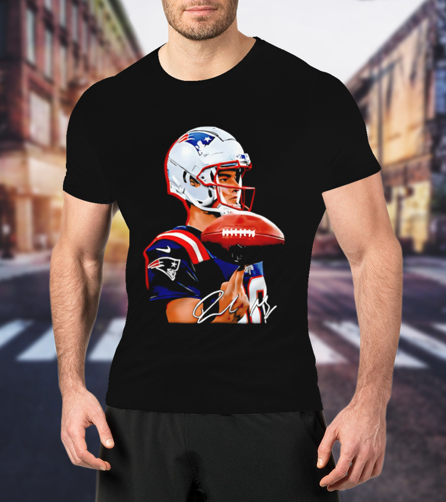 Drake Maye New England Patriots Quarterback Football Patriots Jersey T-Shirt