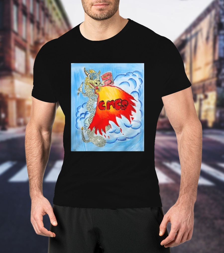 CMCS Yearbook Dragon 2026 Cloud Fire T-Shirt