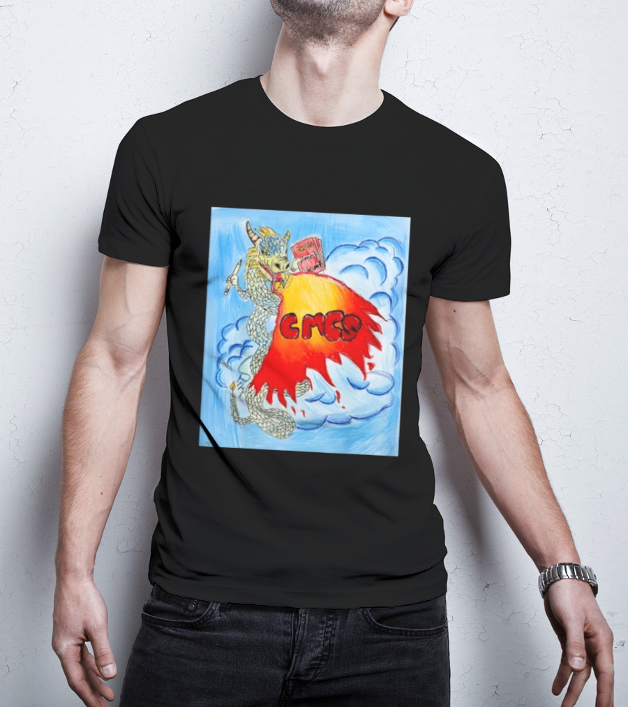 CMCS Yearbook Dragon 2026 Cloud Fire T-Shirt