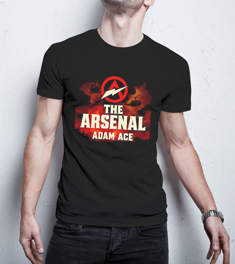The Arsenal Adam Ace Helicopter Ride Adventure T-Shirt