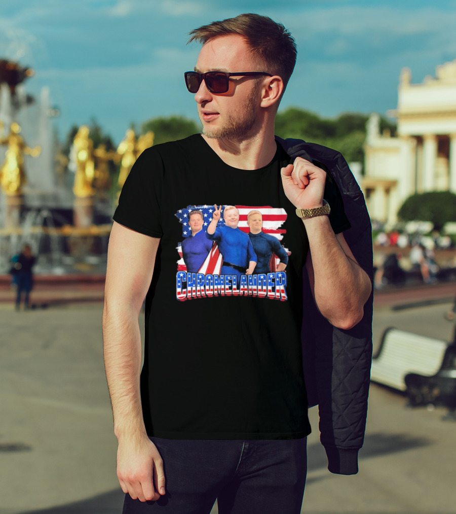 Chromelander Stars And Stripes Superheroes 3D T-Shirt
