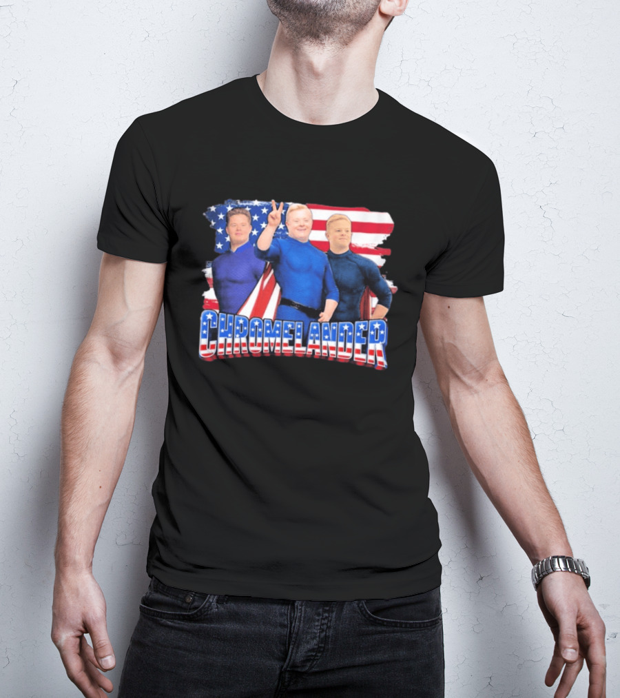 Chromelander Stars And Stripes Superheroes 3D T-Shirt