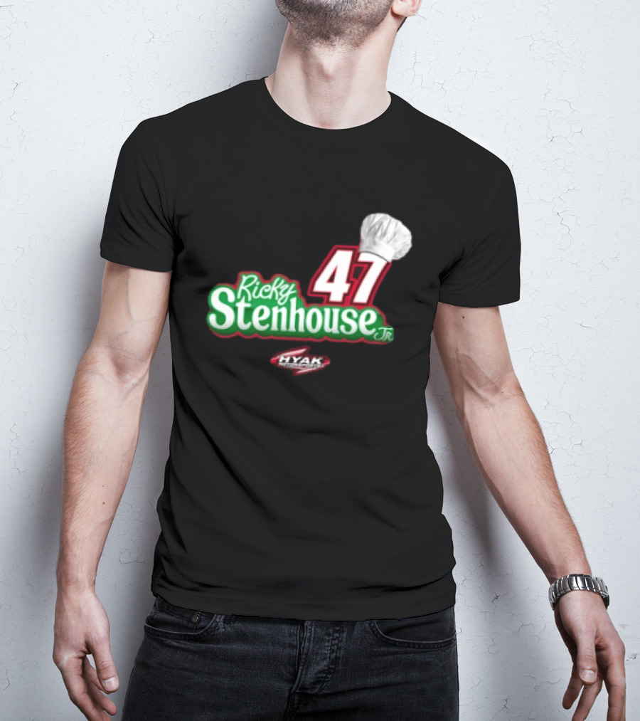 Ricky Stenhouse Jr 47 Chef Hat Hyak Chef Boyardee Racing T-Shirt
