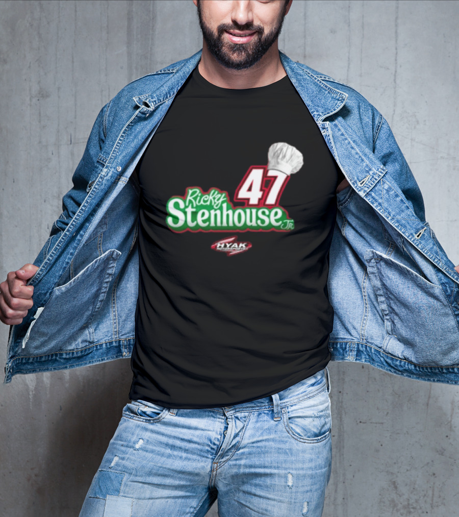 Ricky Stenhouse Jr 47 Chef Hat Hyak Chef Boyardee Racing T-Shirt