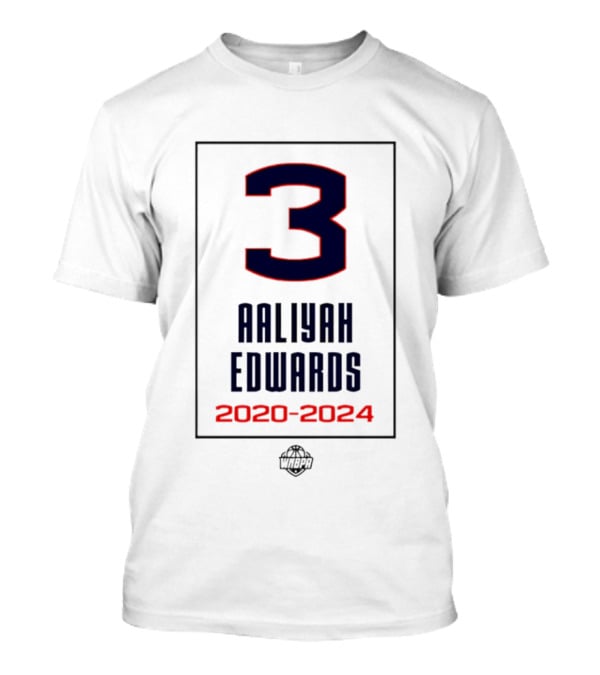 Aaliyah Edwards 3 WNBPA 2020 2024 Banner T-Shirt