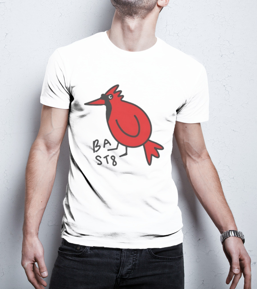Ball State Cardinal Bird Doodle BSU Football T-Shirt
