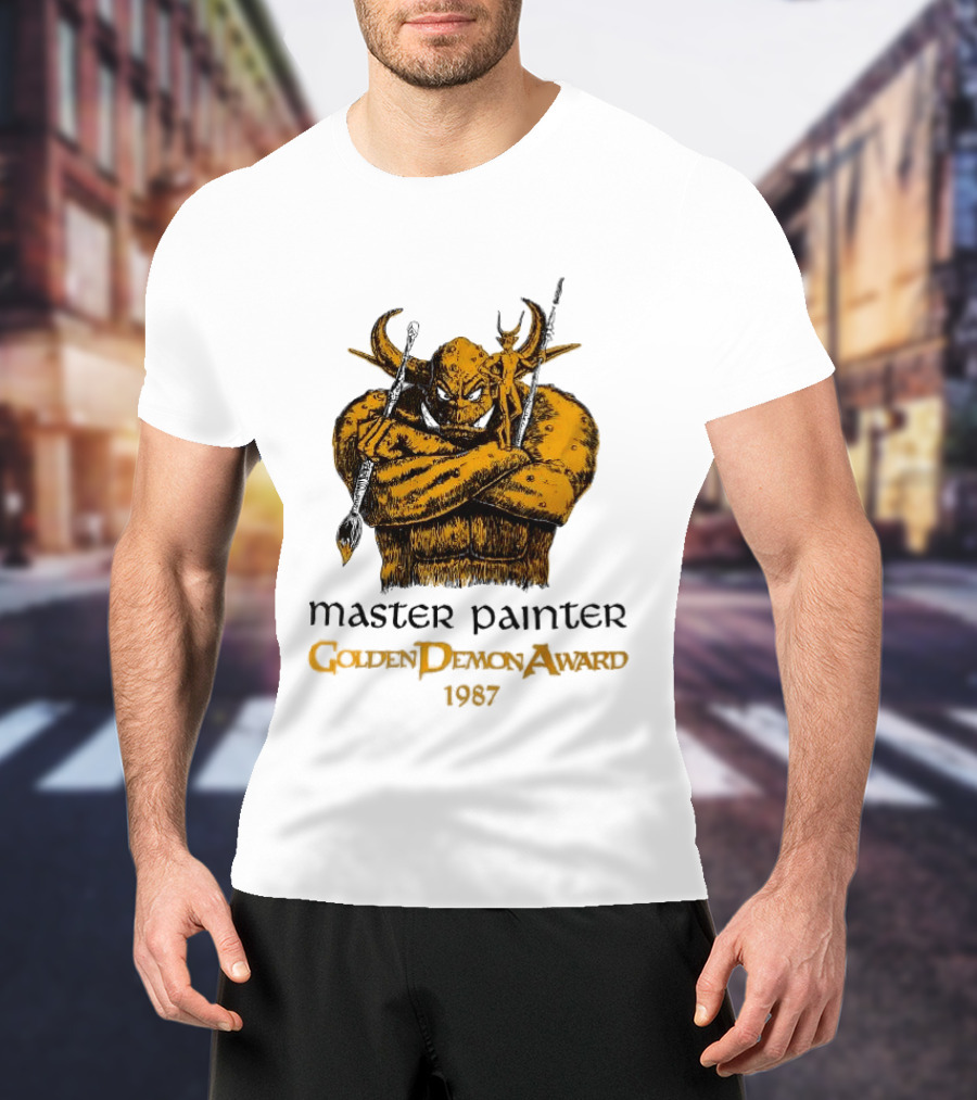 Master Painter Golden Demon Award 1987 Vintage Monster T-Shirt