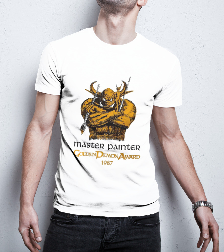Master Painter Golden Demon Award 1987 Vintage Monster T-Shirt
