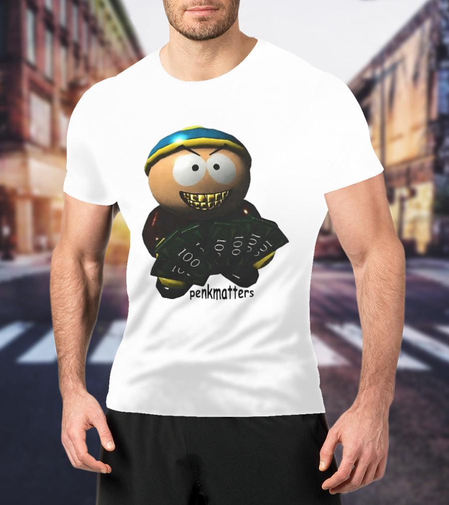 Eric Cartman Penkmatters Money Grinning South Park T-Shirt