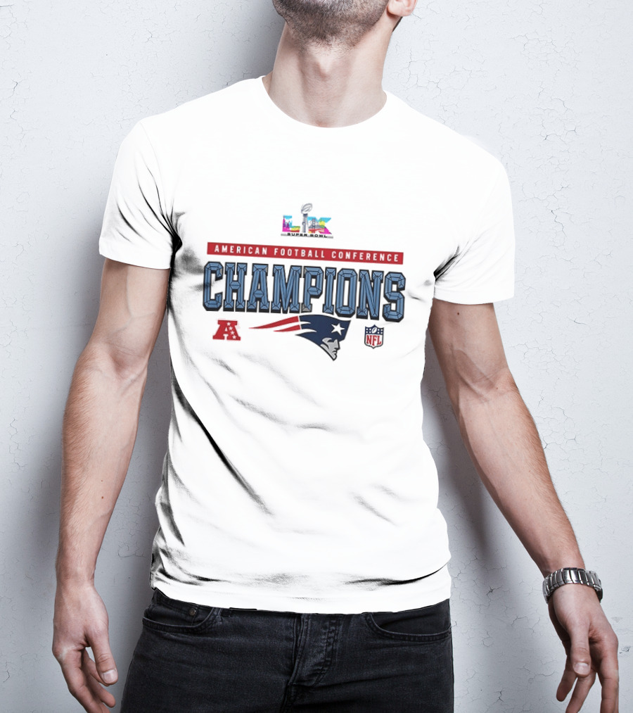 New England Patriots Super Bowl XLIX American Football Conference Champions T-Shirt