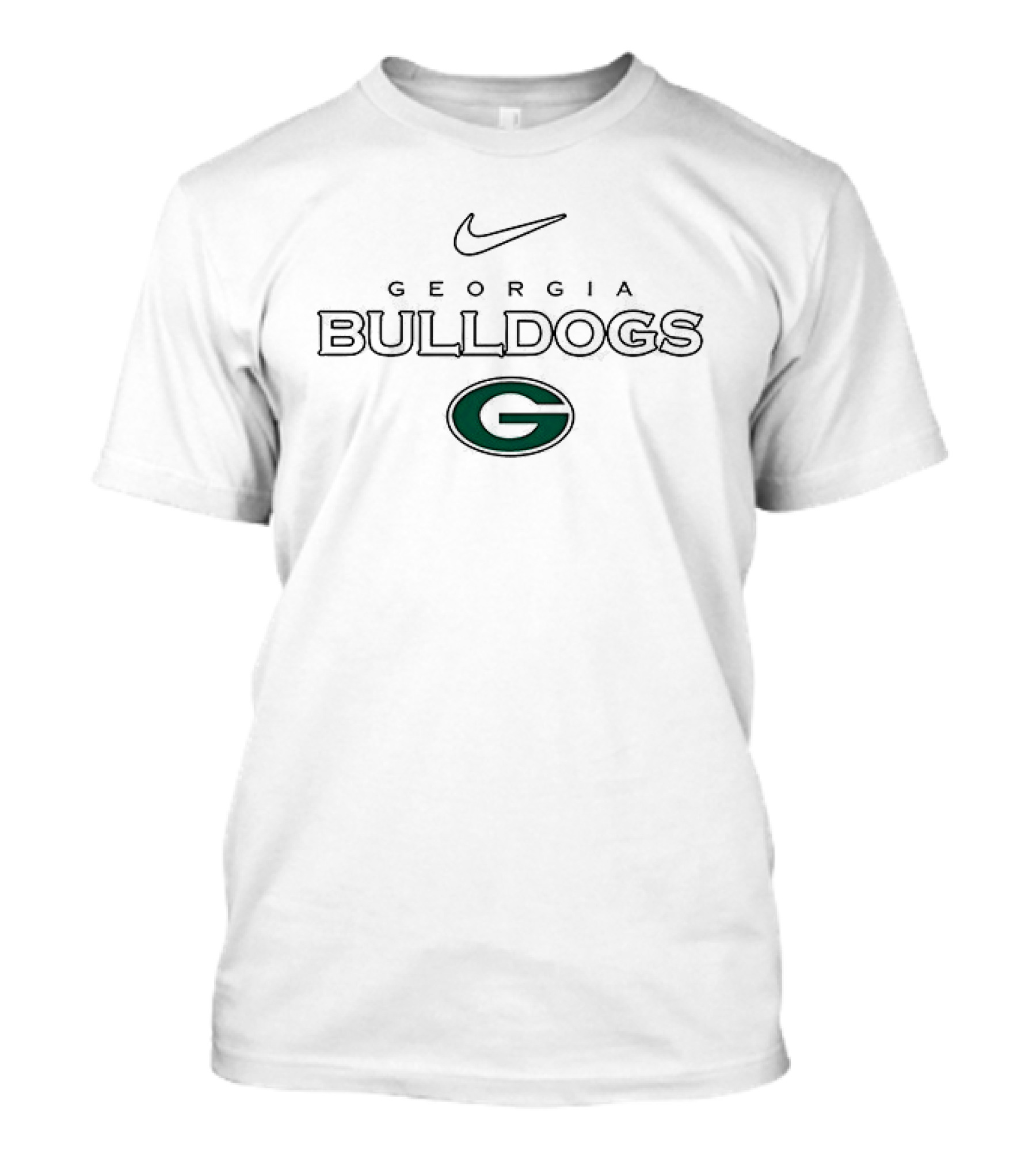Nike Georgia Bulldogs Lucky St Patricks Day Green G T-Shirt