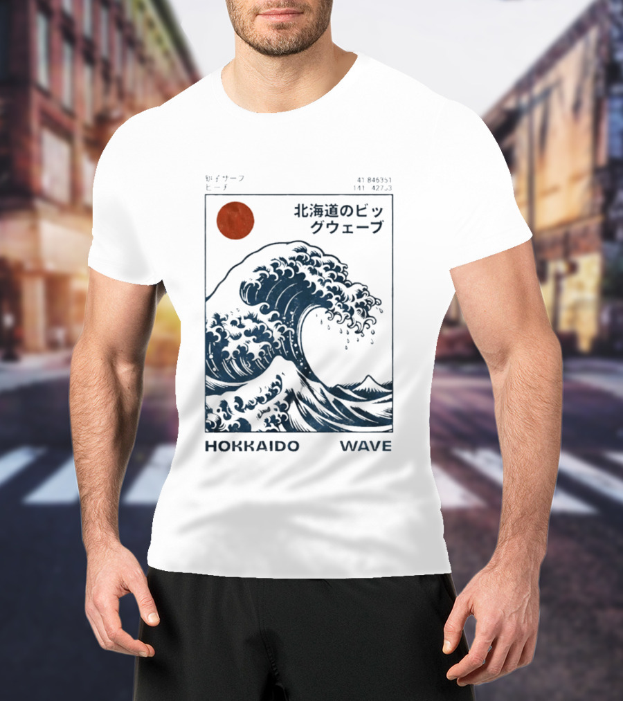 Hokkaido Wave Japan T-Shirt