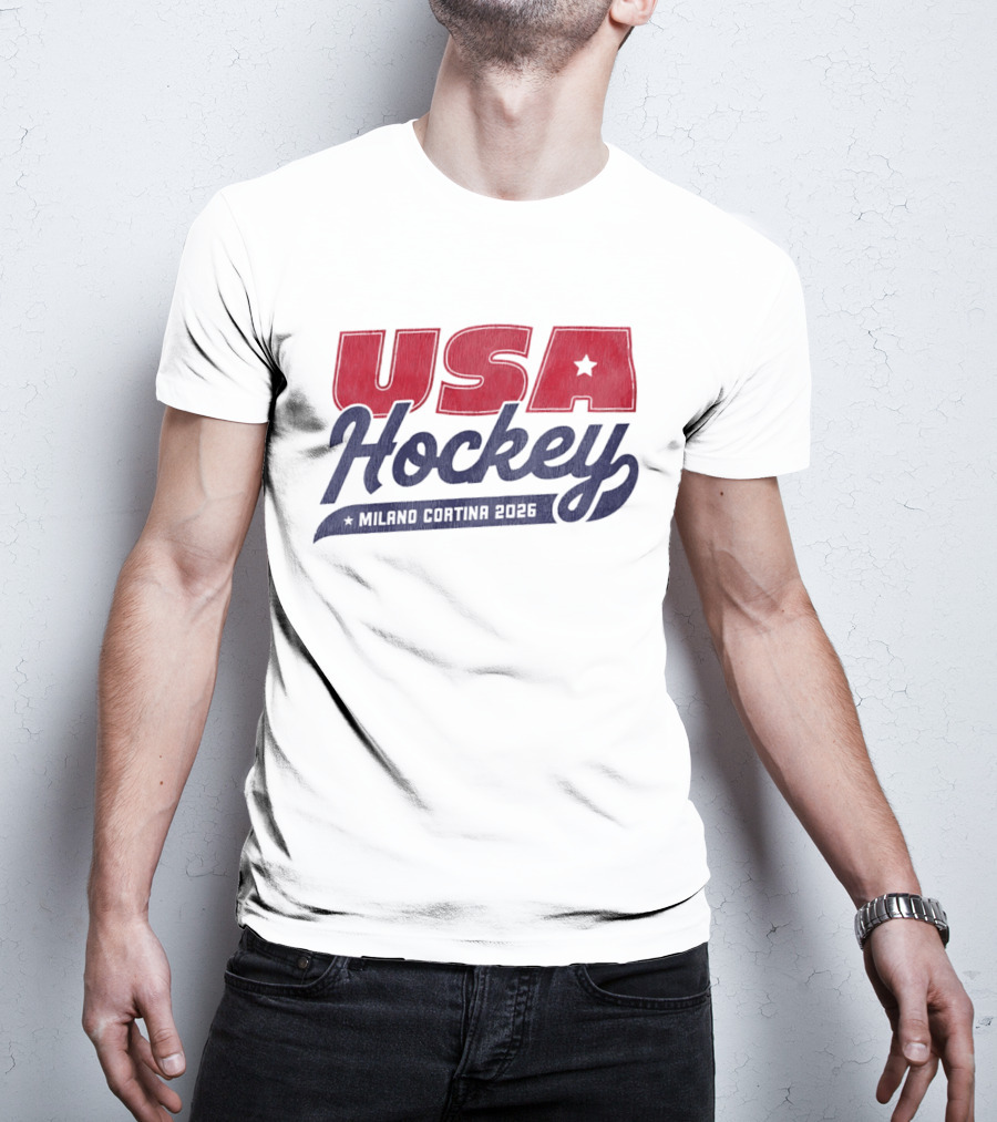 USA Hockey Milano Cortina 2026 T-Shirt