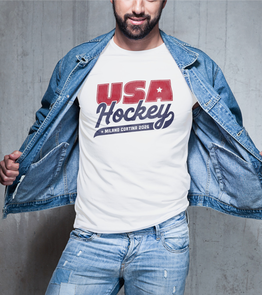 USA Hockey Milano Cortina 2026 T-Shirt