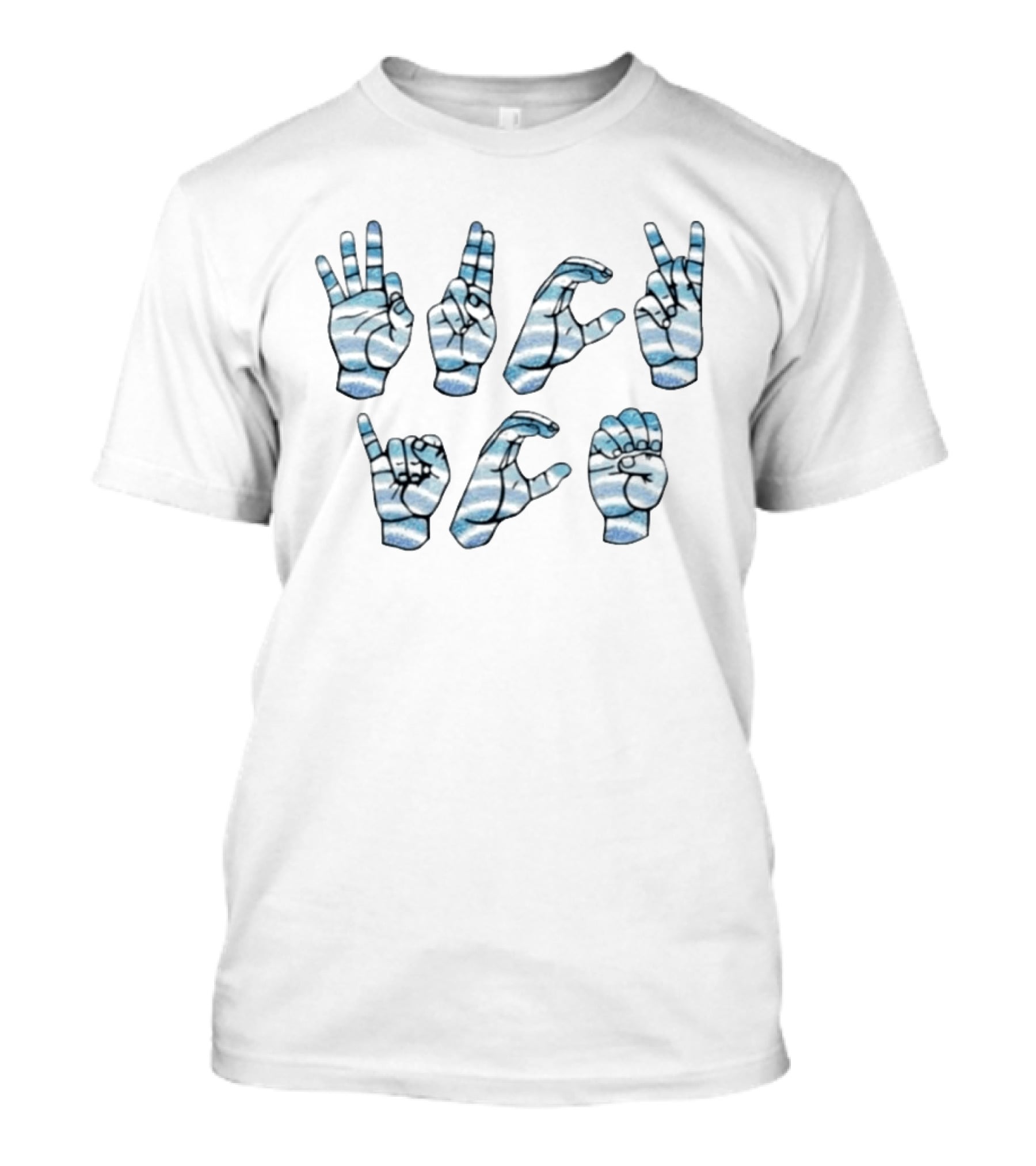 ASL Welcome Ice Fuck Hands Sign Language T-Shirt