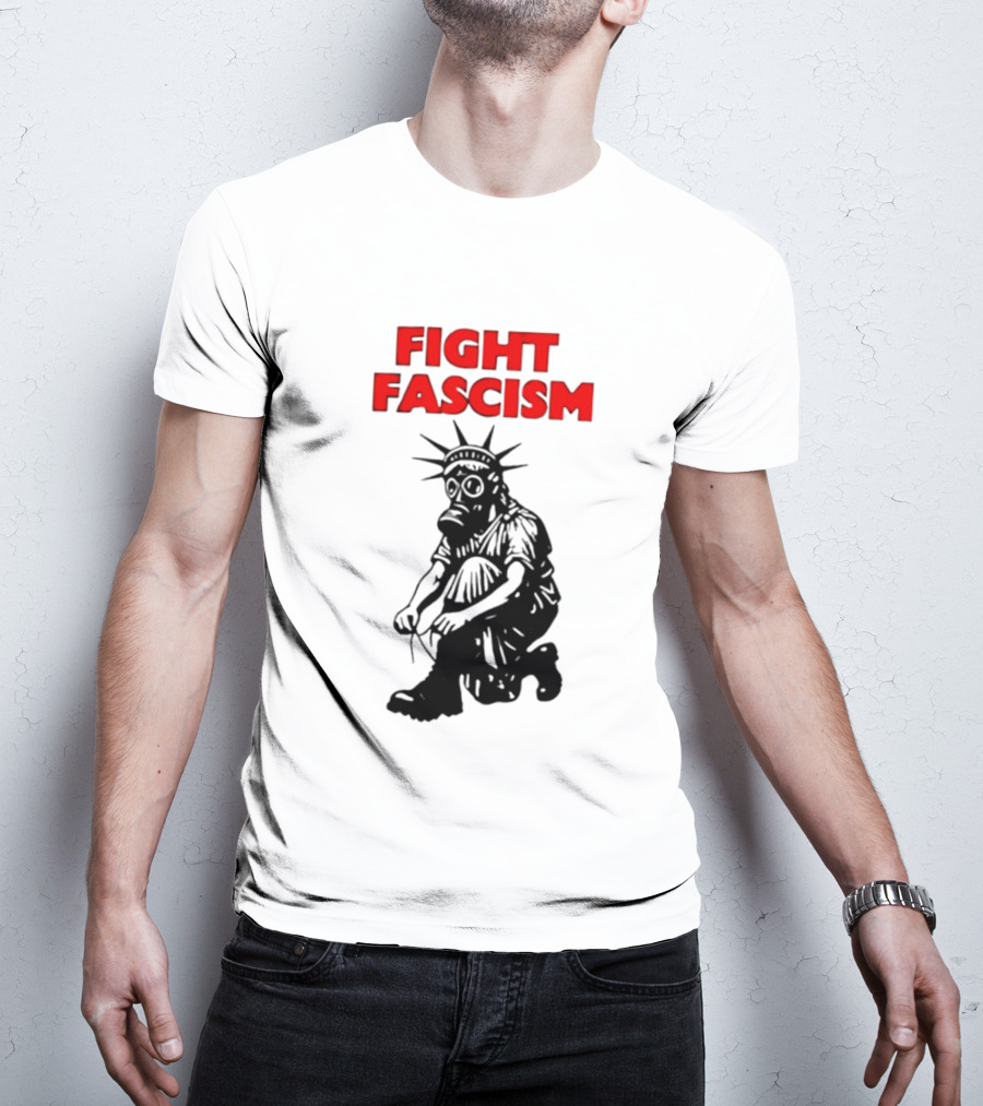 Fight Fascism Liberty Not Fascism Abolish ICE T-Shirt