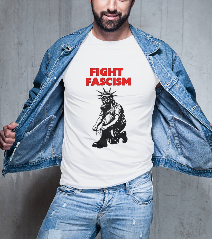 Fight Fascism Liberty Not Fascism Abolish ICE T-Shirt