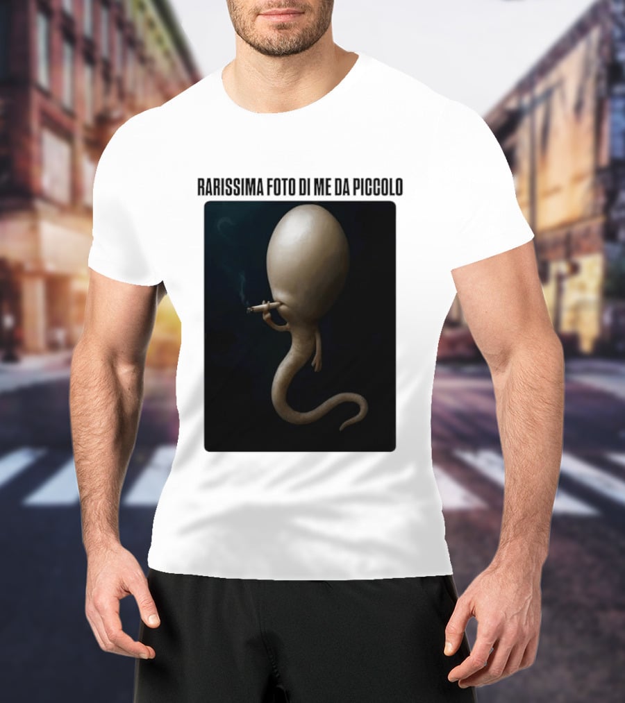 Rarissima Foto Di Me Da Piccolo Alieno Iconico Comico Divertente T-Shirt