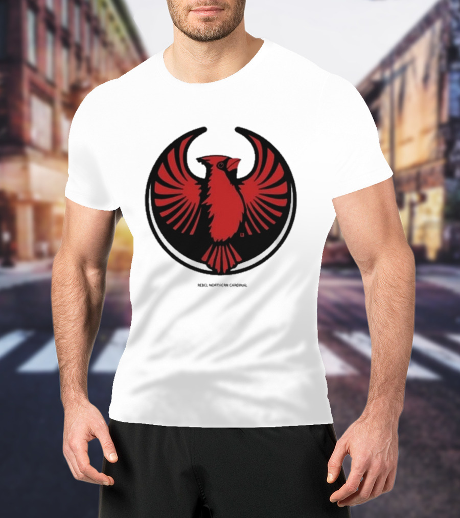 Rebel Northern Cardinal Alliance Heavyweight Bird T-Shirt