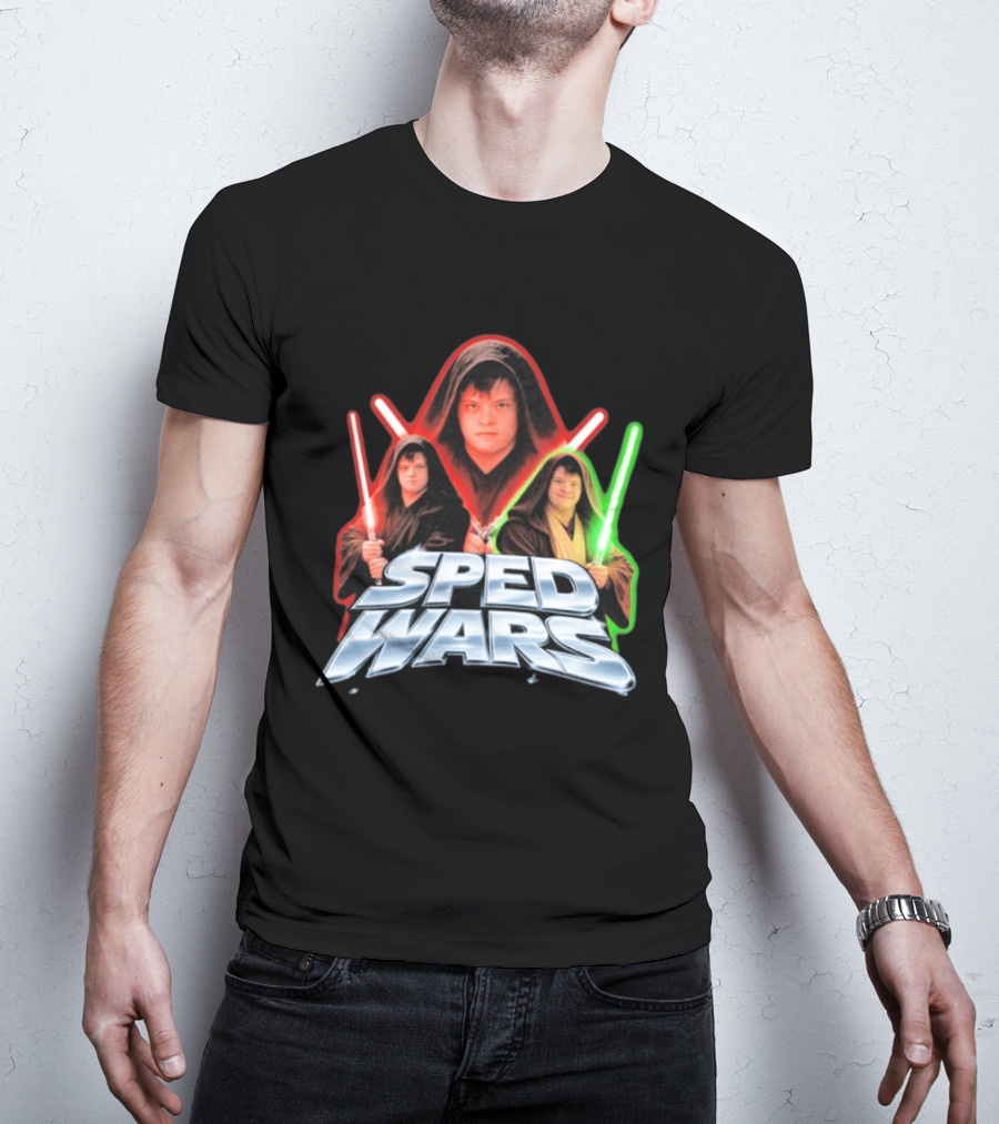 SPED WARS Lightsaber Down Syndrome Jedi T-Shirt