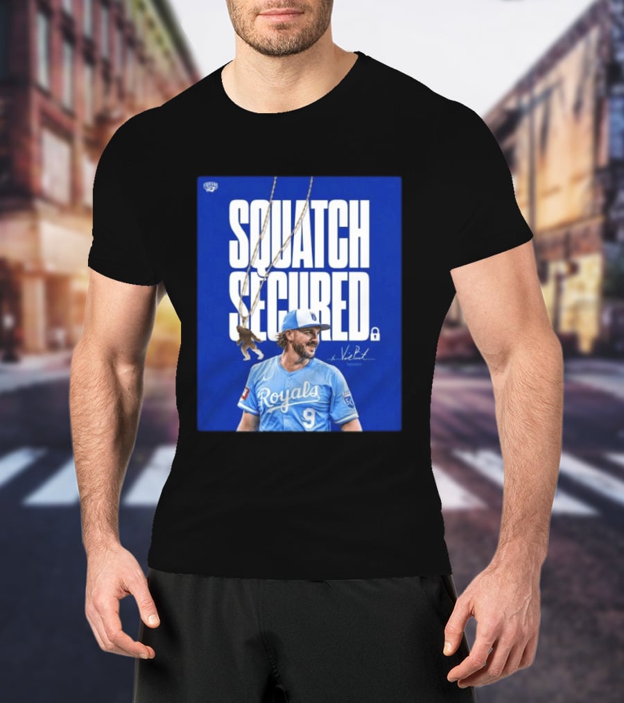 Squatch Secured Vinnie Pasquantino Royals Signature Collection T-Shirt