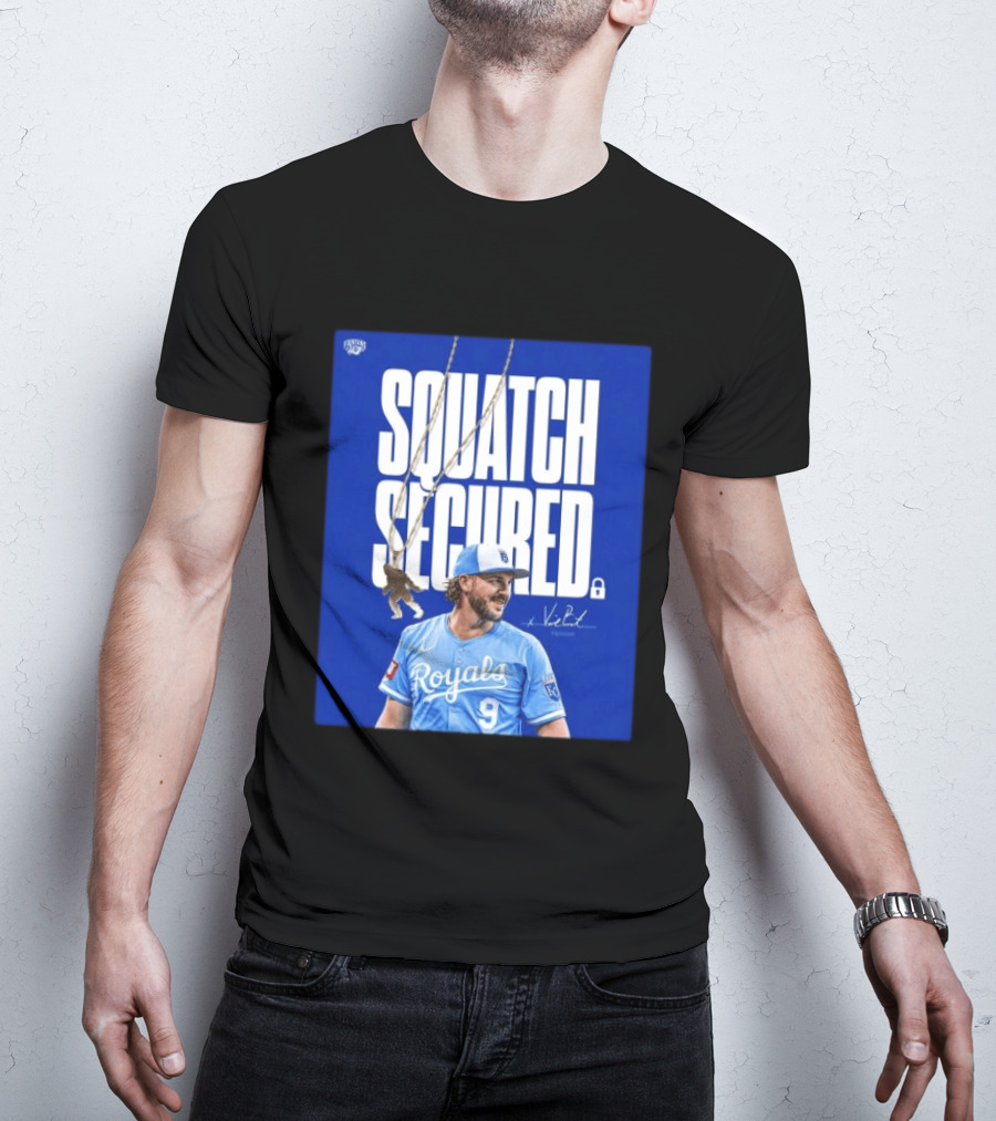 Squatch Secured Vinnie Pasquantino Royals Signature Collection T-Shirt