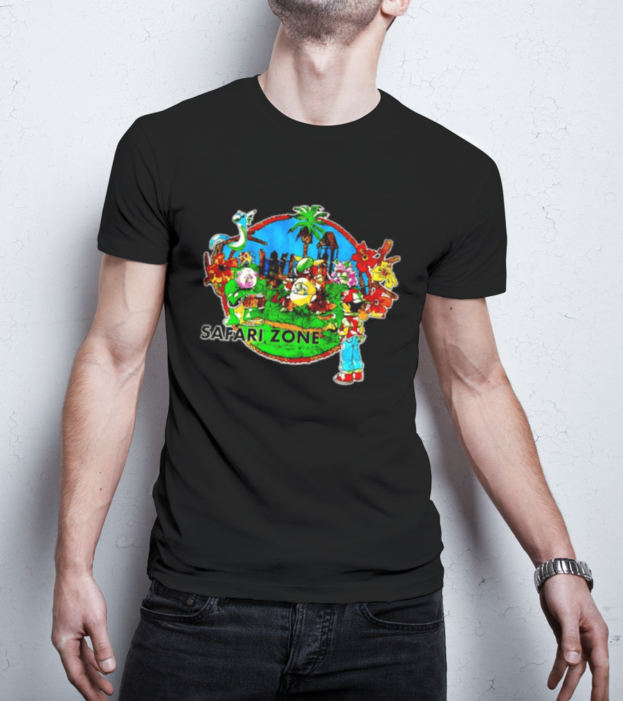 Safari Zone Pokémon Adventure With Ash Ketchum And Friends T-Shirt