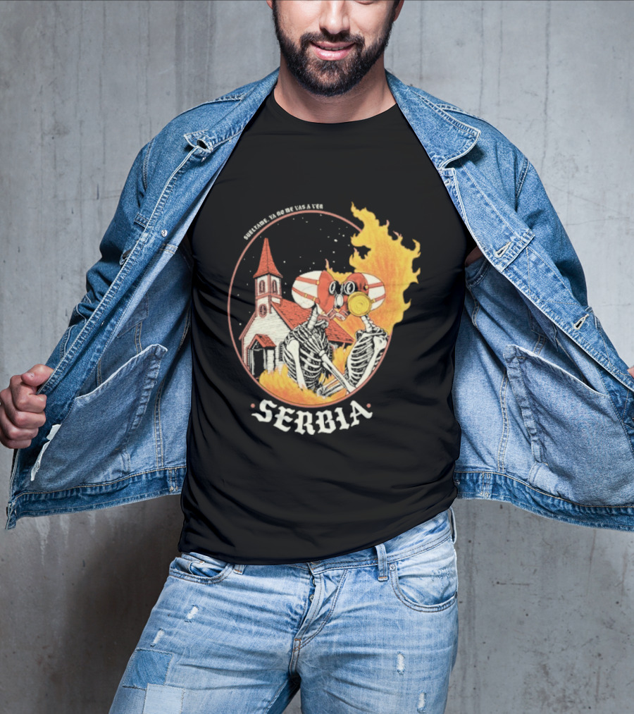 Amor De Verano Sueltame 2026 Serbia Church Fire T-Shirt
