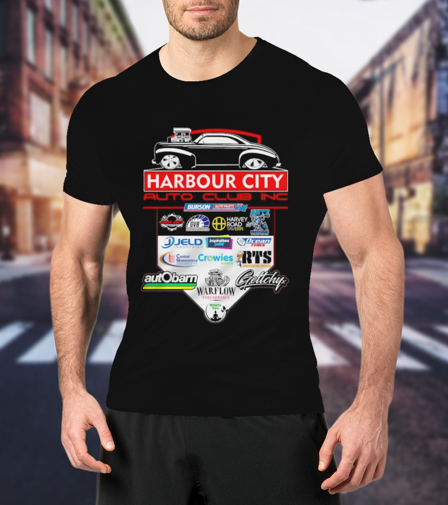 Harbour City Auto Club Burson Central Queensland Crowies Paints Inspirations Paints Wurth Ocean Tyres 2026 T-Shirt