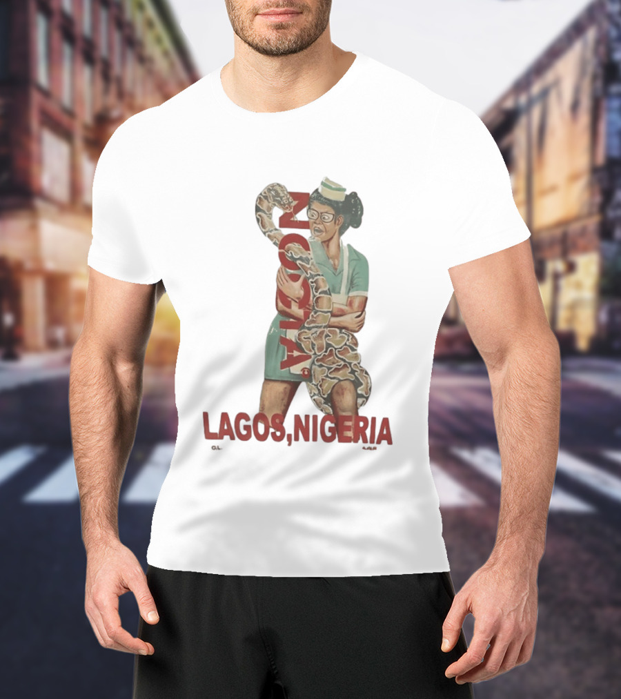 NOCTA Homecoming Lagos Nigeria Nurse Snake T-Shirt