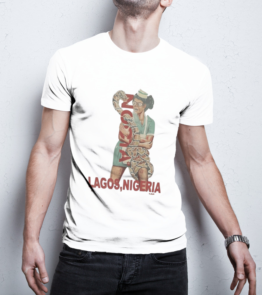 NOCTA Homecoming Lagos Nigeria Nurse Snake T-Shirt