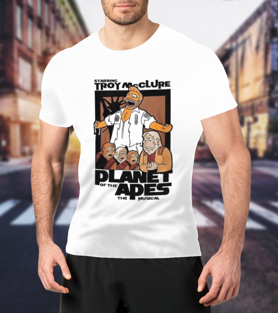 Starring Troy McClure Planet Of The Apes The Musical T-Shirt