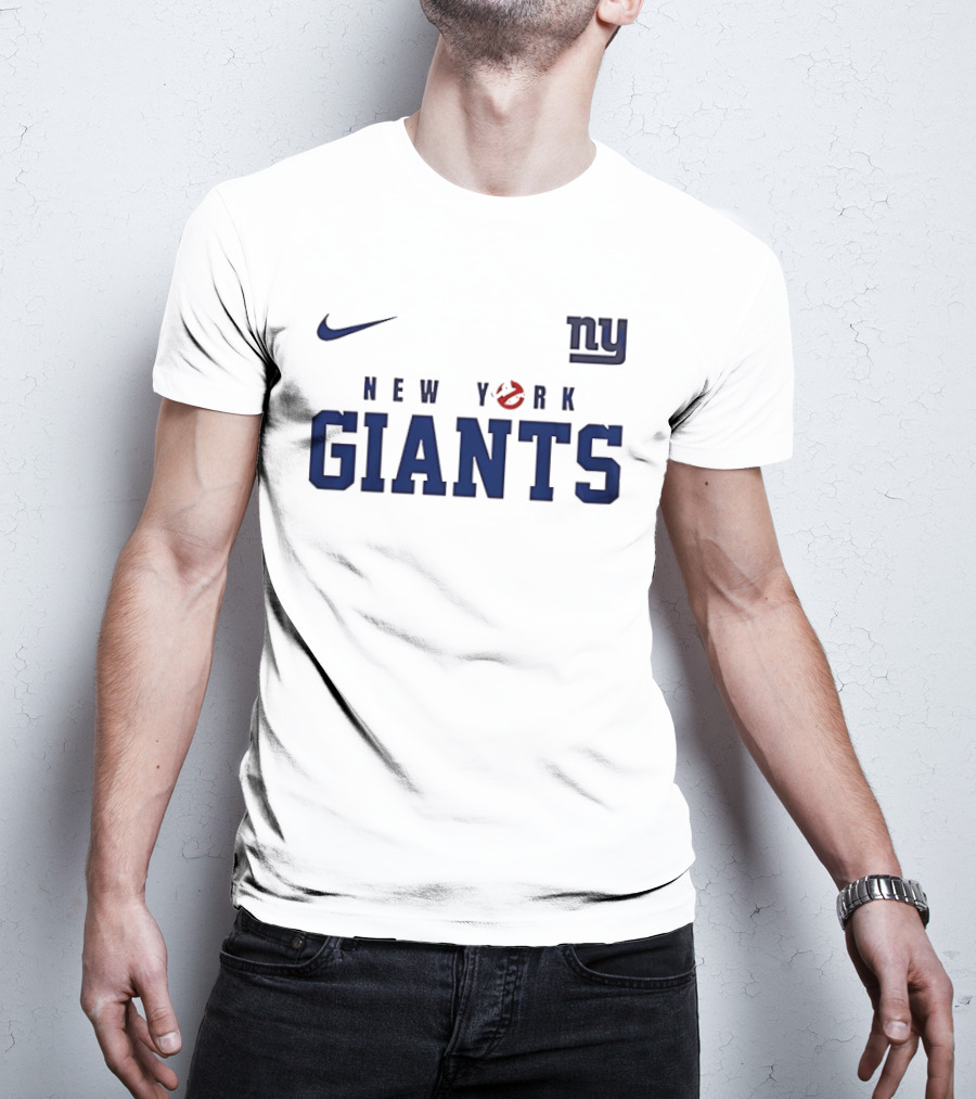 New York Giants Ghostbusters Collaboration Who Ya Gonna Call Nike NFL T-Shirt