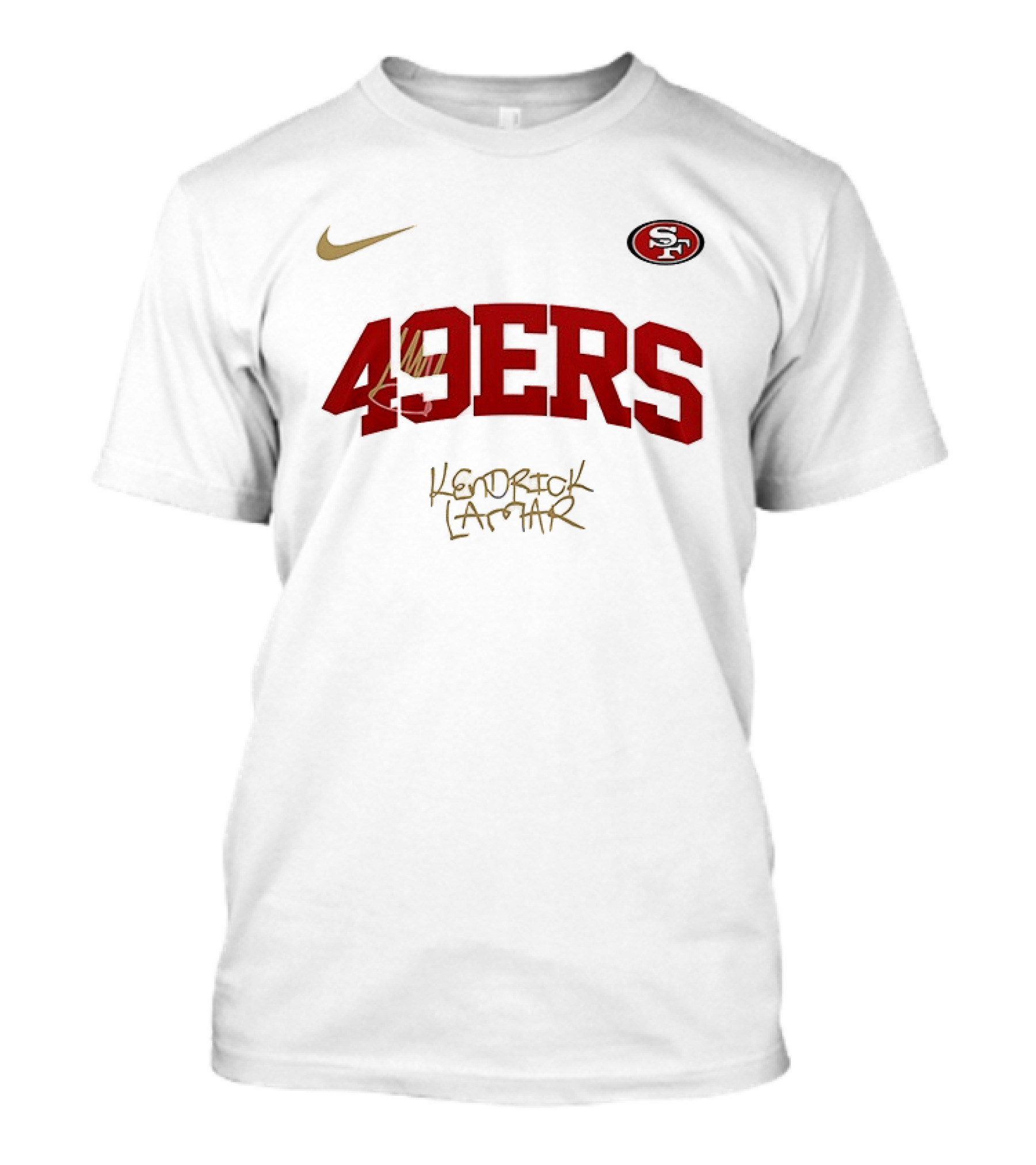 Nike 49ers Kendrick Lamar King Kunta Collaboration T-Shirt