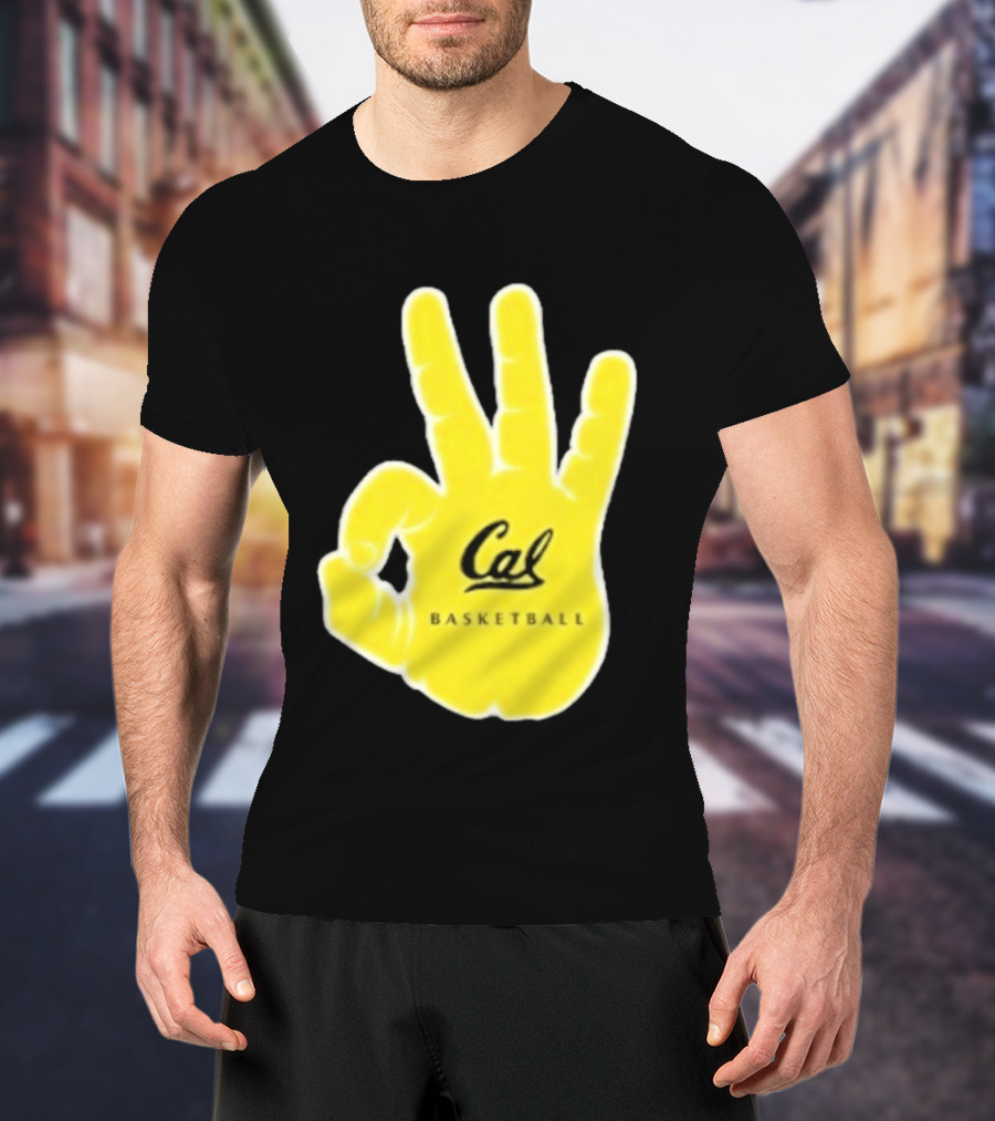 Cal Basketball Hand Sign California Golden Bears T-Shirt