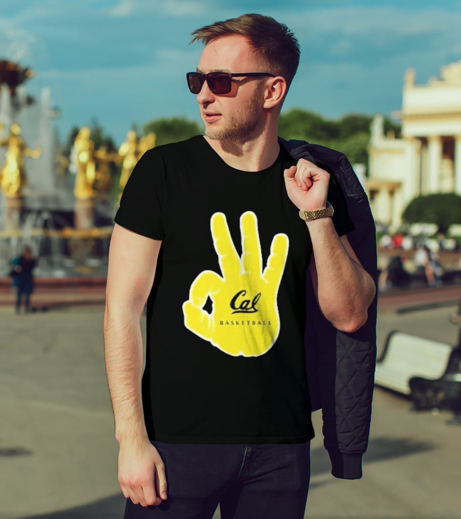 Cal Basketball Hand Sign California Golden Bears T-Shirt