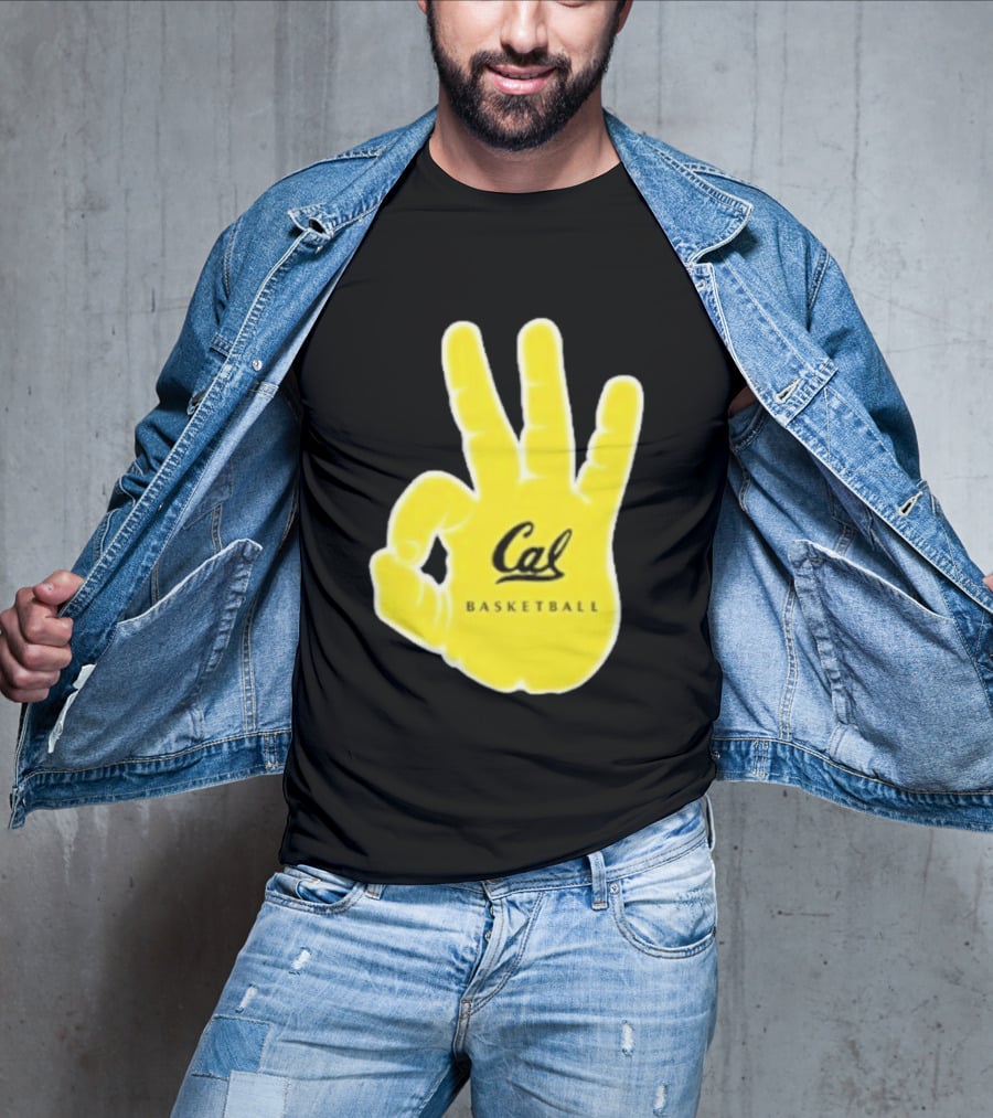 Cal Basketball Hand Sign California Golden Bears T-Shirt