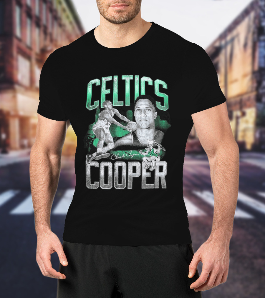 Boston Celtics Chuck Cooper 75th Anniversary Pioneers Player T-Shirt