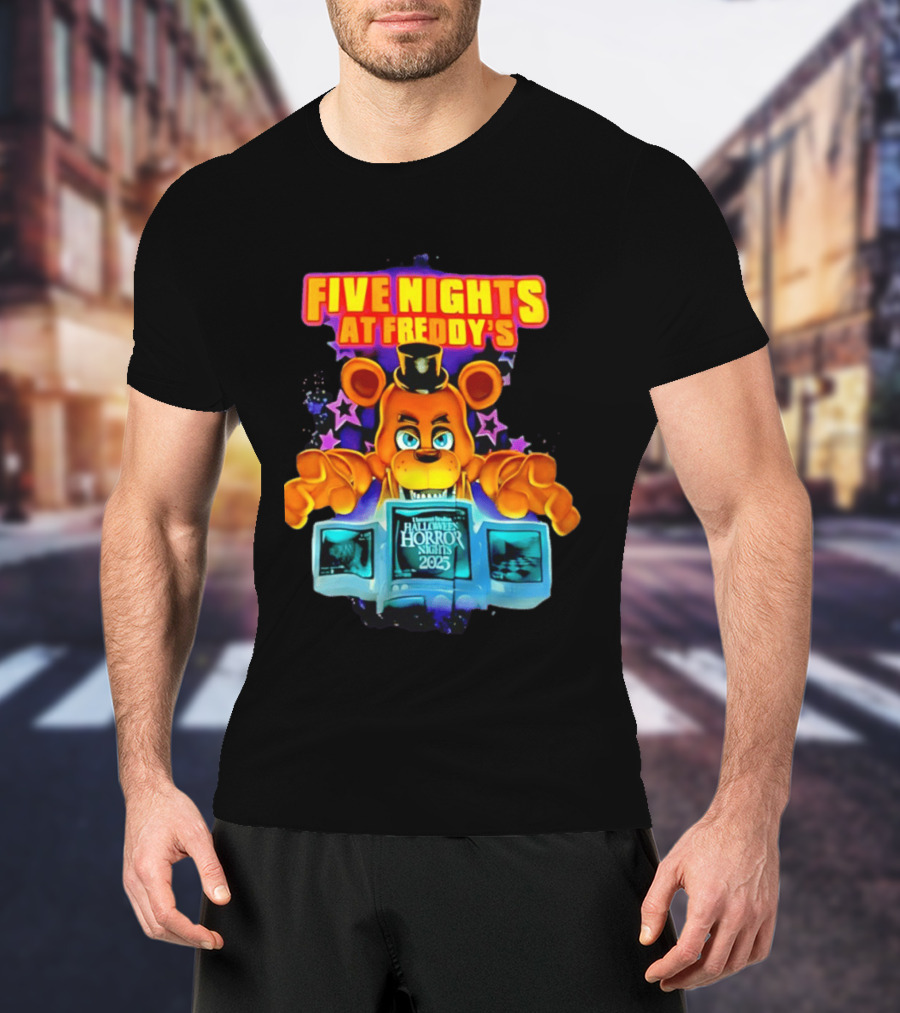 Five Nights At Freddy's Halloween Horror Nights 2025 Freddy Fazbear Animatronic T-Shirt