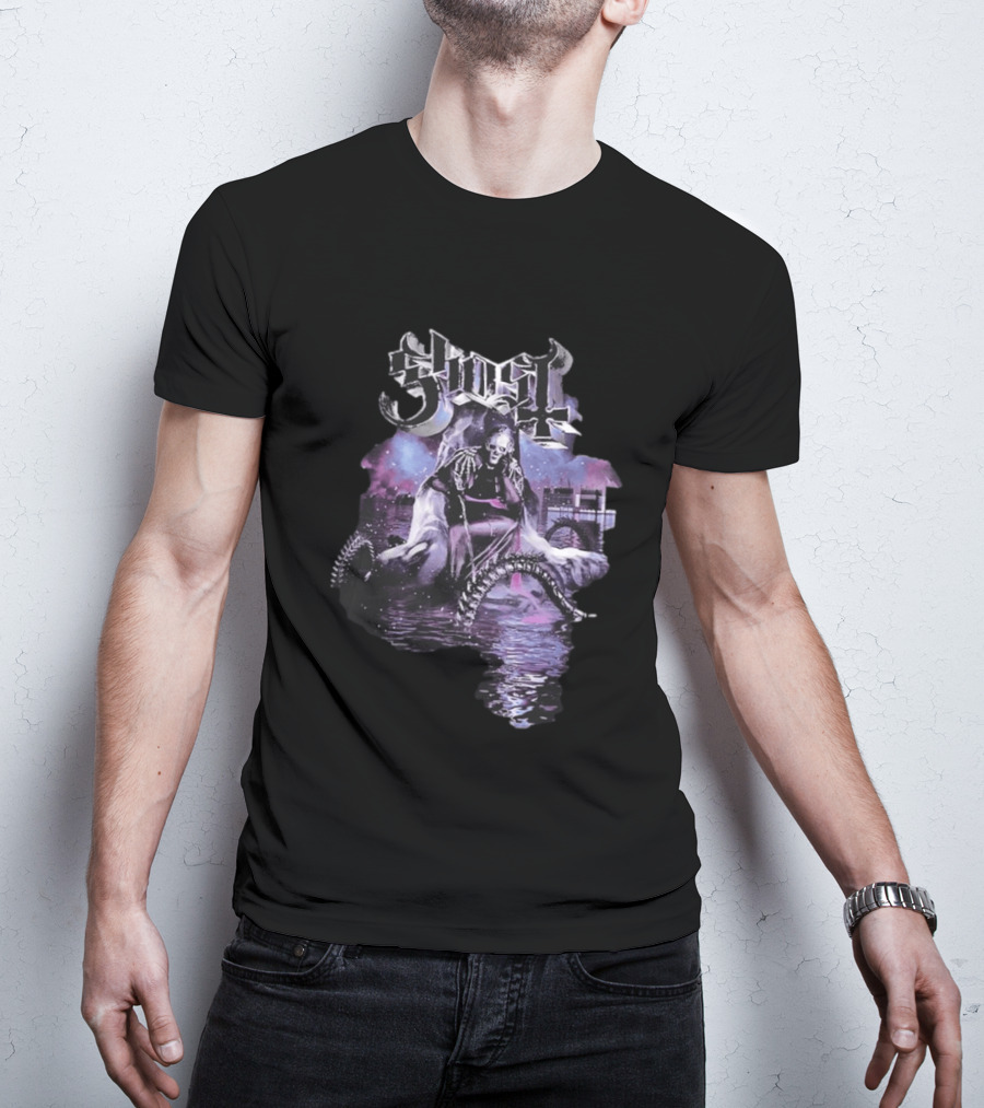 Ghost Montreal 2026 Skeleton Water Reflections Event New T-Shirt