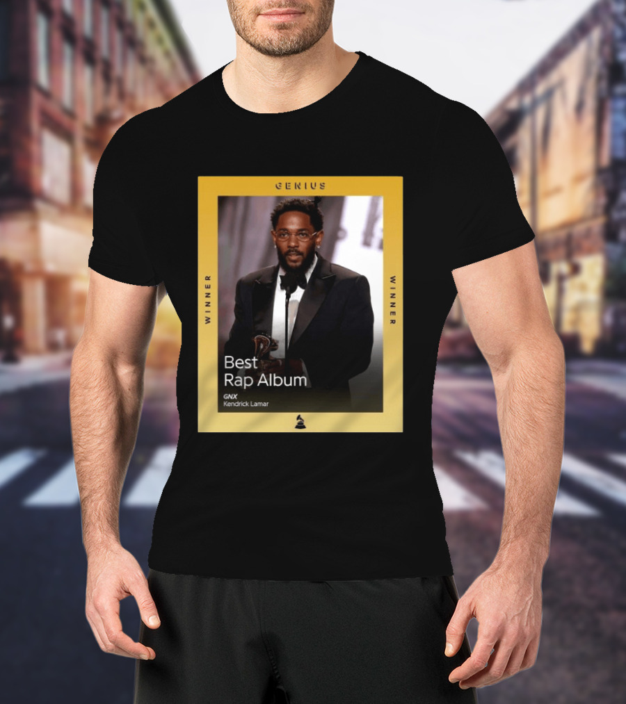 Genius Winner Kendrick Lamar Best Rap Album GNX T-Shirt