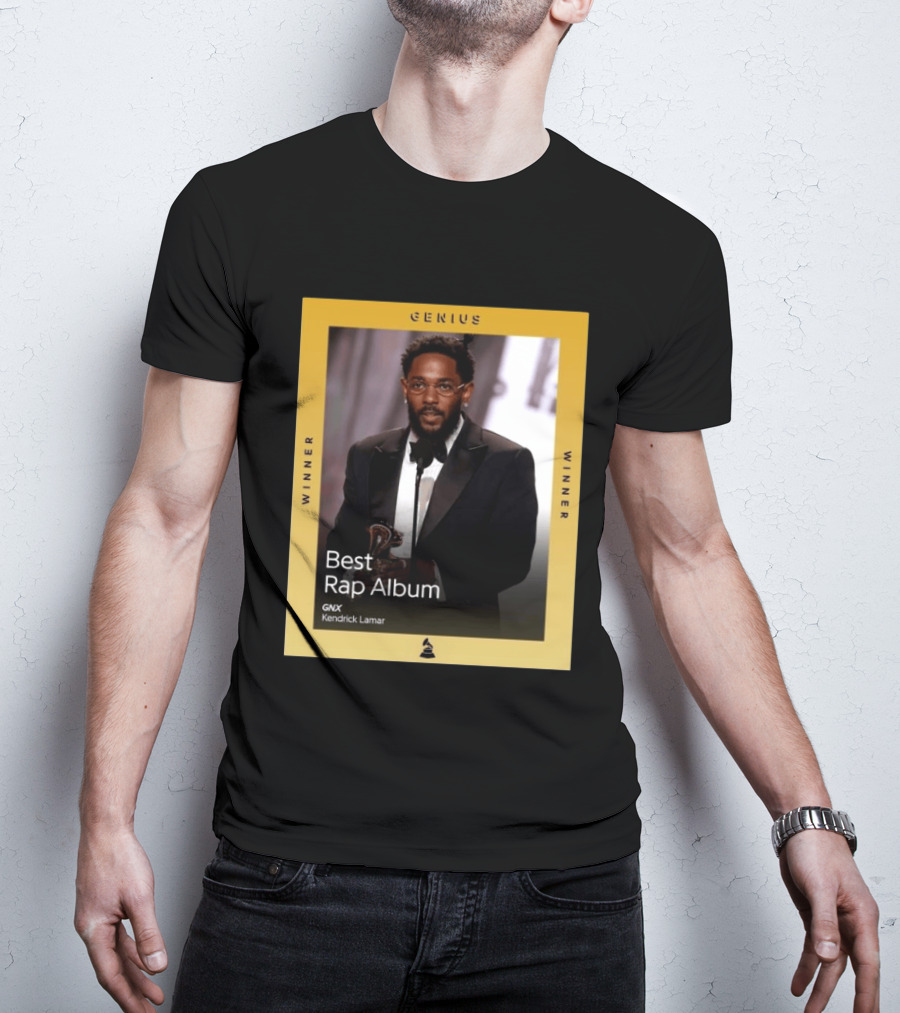 Genius Winner Kendrick Lamar Best Rap Album GNX T-Shirt