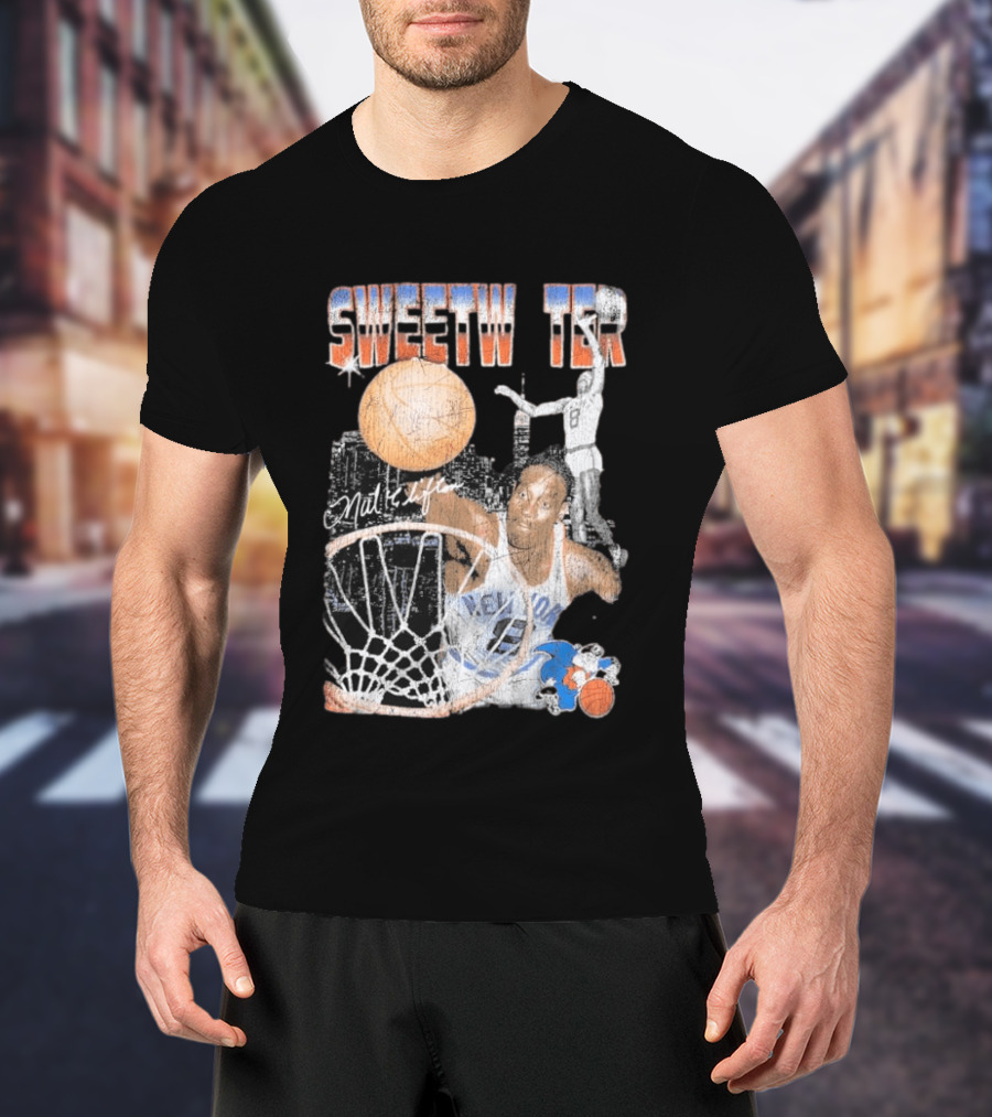 Mitchell And Ness Nathaniel Clifton Sweetwater New York Knicks NBA Pioneers Player T-Shirt