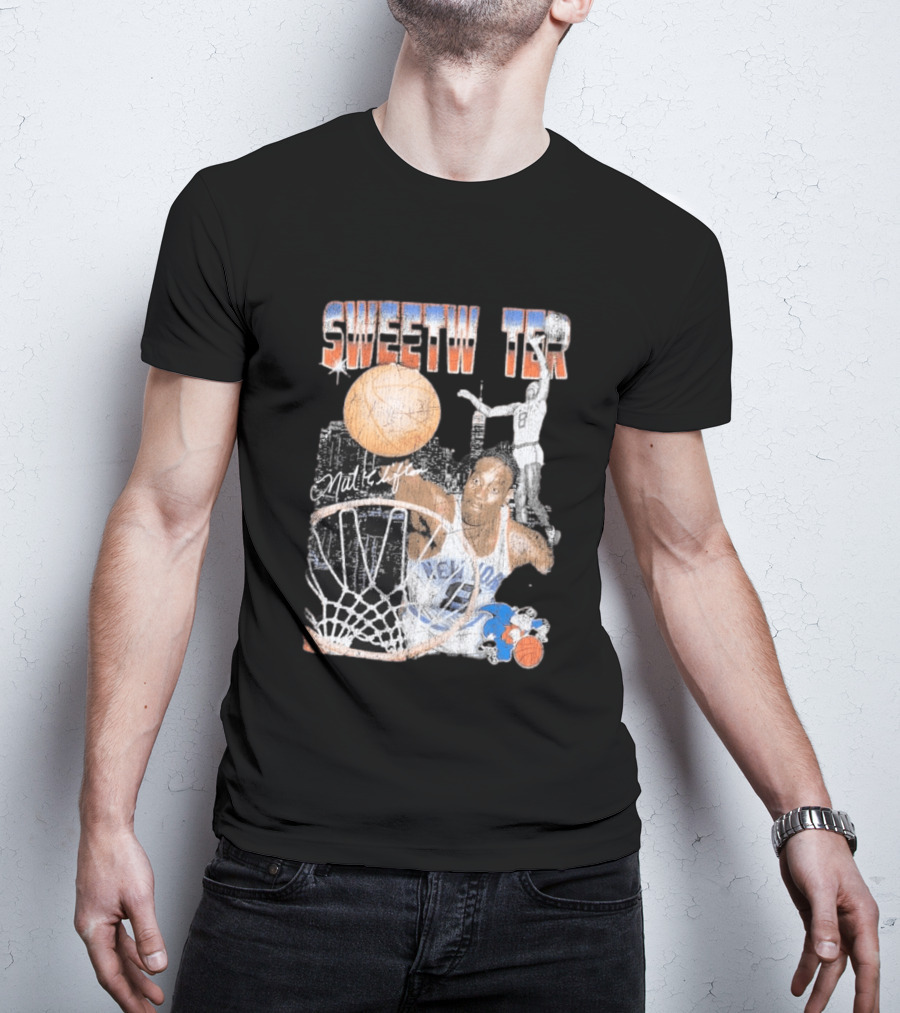 Mitchell And Ness Nathaniel Clifton Sweetwater New York Knicks NBA Pioneers Player T-Shirt