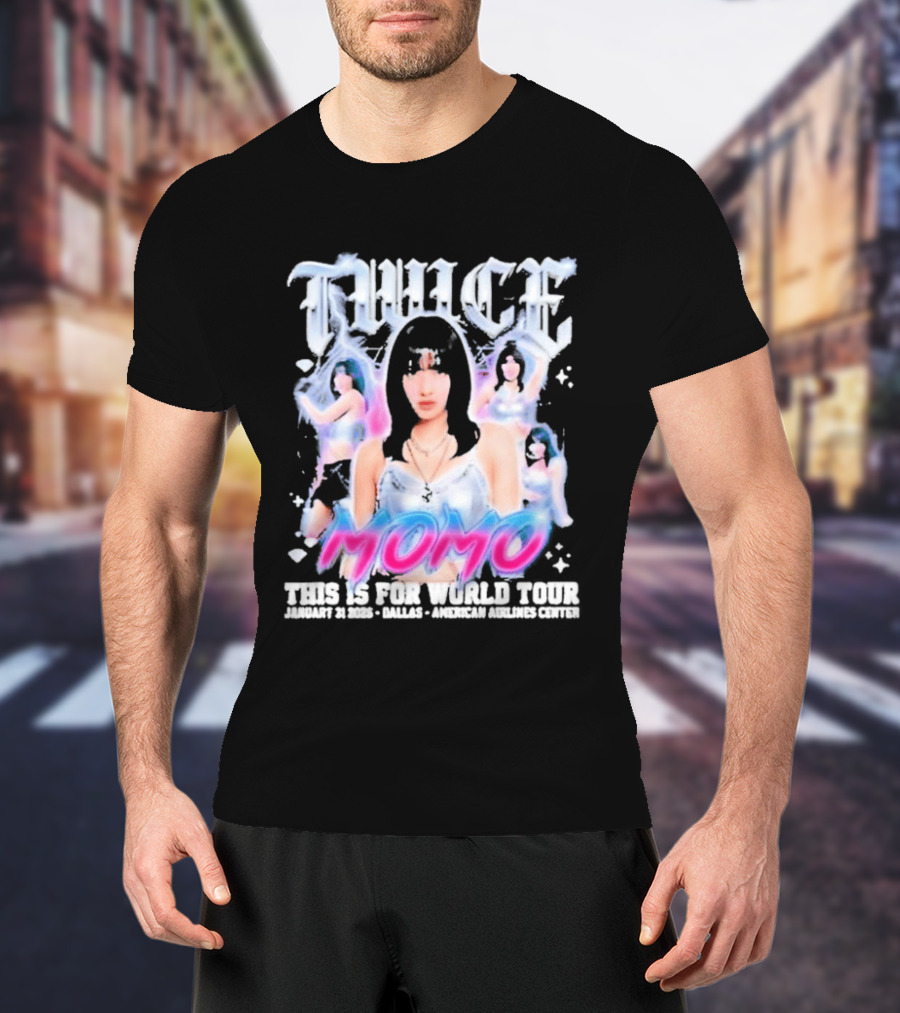 TWICE Momo This Is For World Tour August 17 2019 Kuala Lumpur Axiata Arena Concert T-Shirt