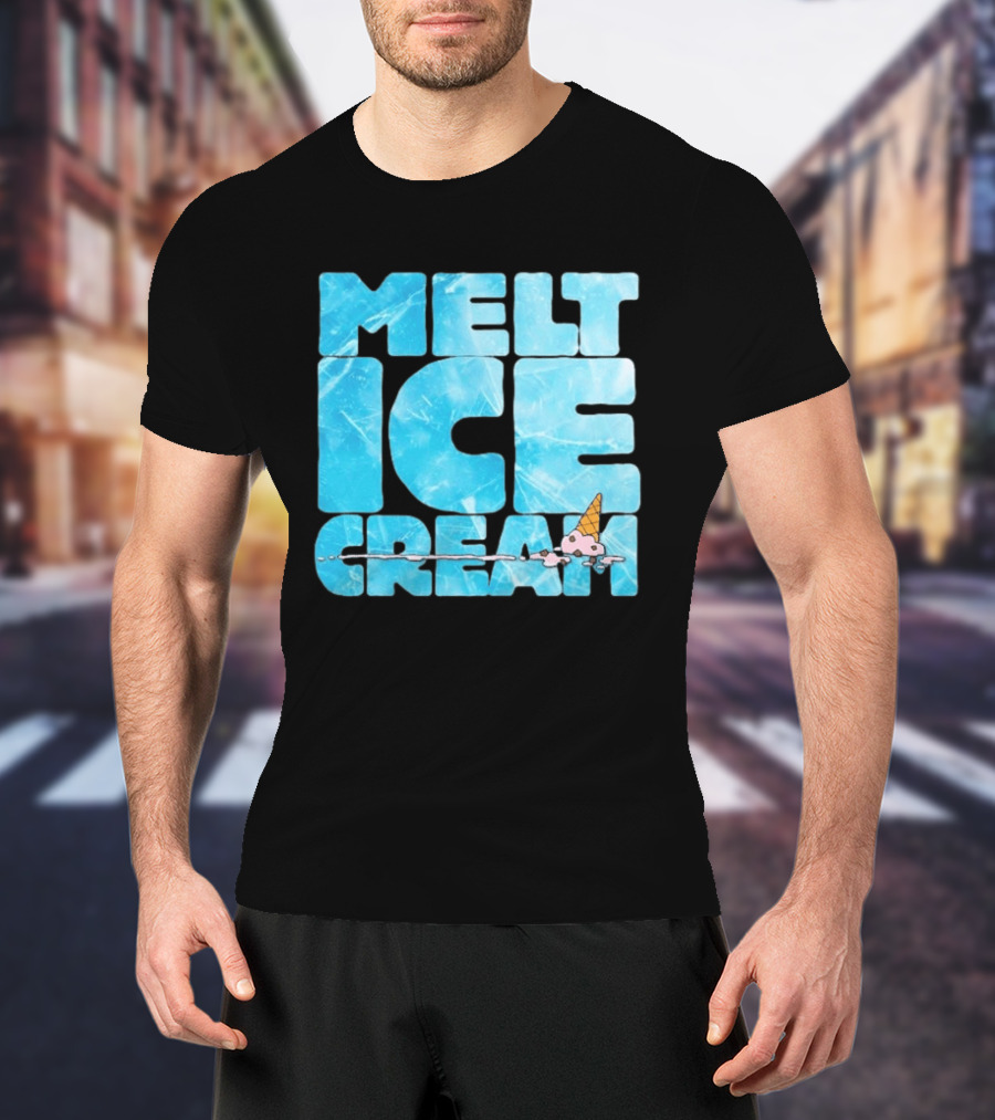 Ben & Jerry's Melt Ice Cream Frozen Treat Humor T-Shirt