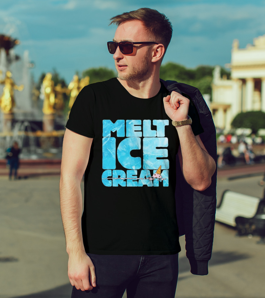 Ben & Jerry's Melt Ice Cream Frozen Treat Humor T-Shirt